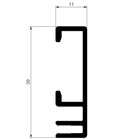 AWP 202 Frame 39mm - 6000 mm