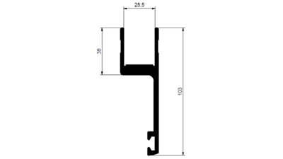 ATP 445 - 5020 mm - Anodized