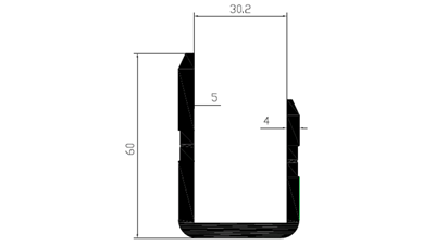 ATP 418 - 5020 mm - Anodized