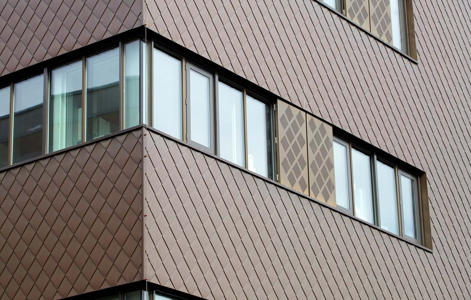 Pharma Science - New building cladded with Tombak