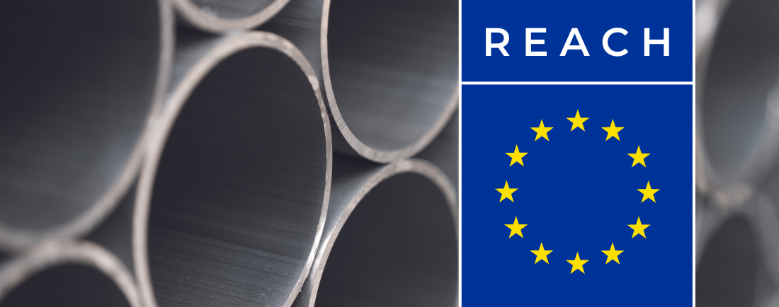 REACH dokument för aluminium, kopparlegeringar och rostfritt stål