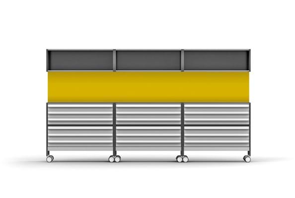 Aluminium ger möblerna ett tilltalande utseende och en ren design.